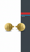 Urban Gold Metallic Cufflinks
